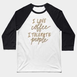 coffee Baseball T-Shirt